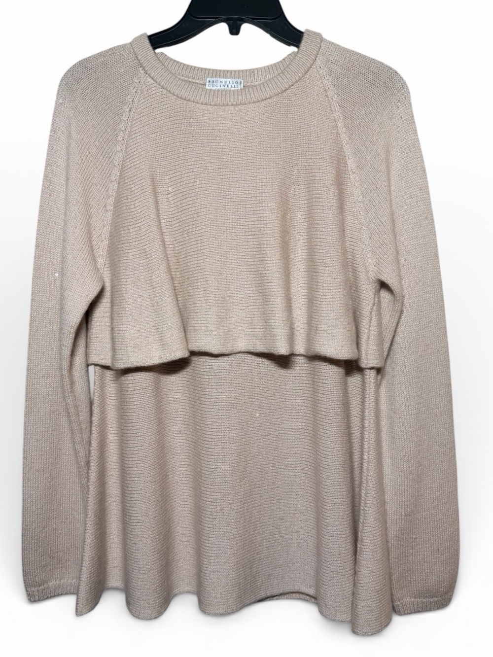 Brunello Cucinelli Tan Cashmere Crewneck NWT